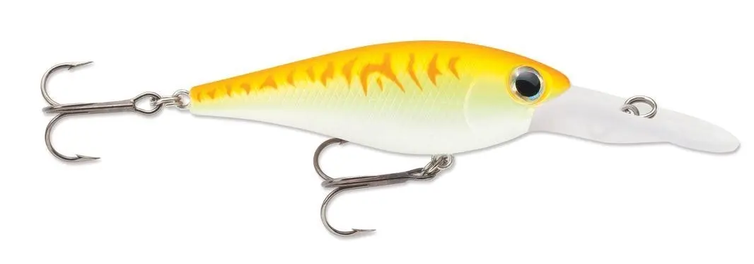 6cm Storm Smash Shad Hard Body Fishing Lure - Orange Fire UV