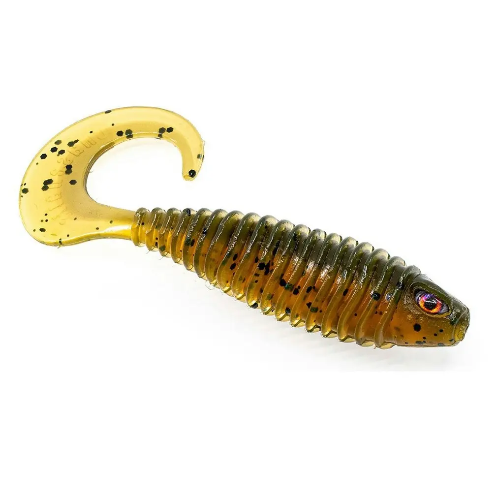 5 Pack of Chasebait 4 Inch Curly Tail Soft Plastic Fishing Lures