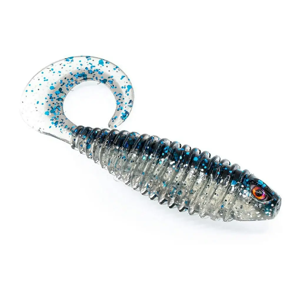 5 Pack of Chasebait 4 Inch Curly Tail Soft Plastic Fishing Lures