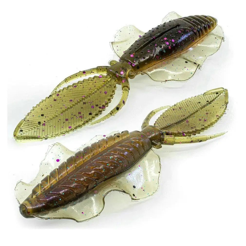 6 Pack of Chasebait 4.25 Inch 110mm Flip Flop Baits Soft Plastic Fishing Lures