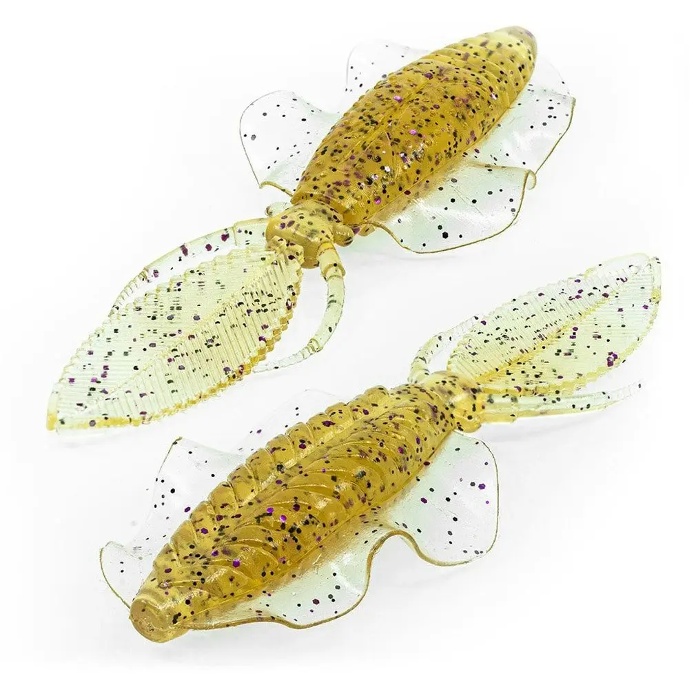 6 Pack of Chasebait 4.25 Inch 110mm Flip Flop Baits Soft Plastic Fishing Lures