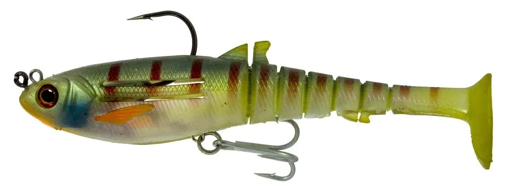 145mm Zerek Jighead Rigged Flat Shad X Soft Plastic Swimbait Lure-52gm Soft Bait