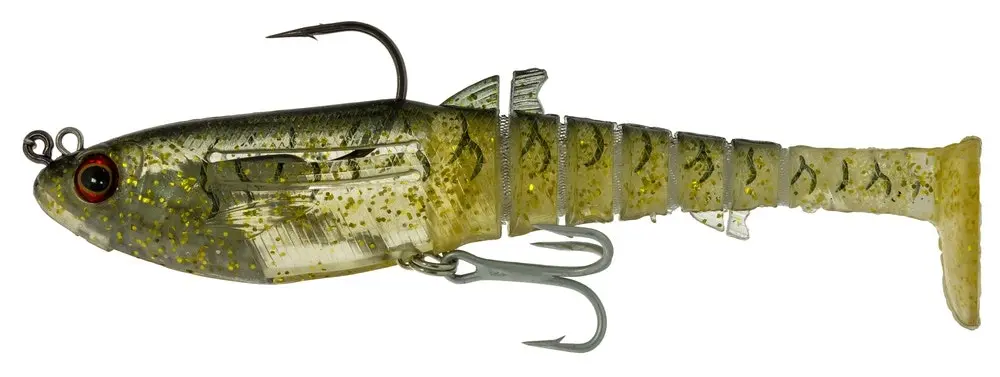 145mm Zerek Jighead Rigged Flat Shad X Soft Plastic Swimbait Lure-52gm Soft Bait