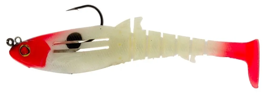 130mm Zerek Jig Head Rigged Flat Shad X Soft Plastic Swimbait Lure-28g Soft Bait