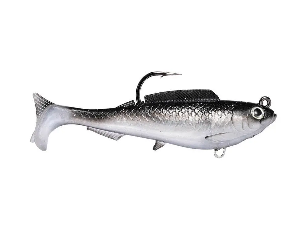 4 Inch Zman HerculeZ Soft Swimbait Fishing Lure - Rigged Soft Plastic Swimbait