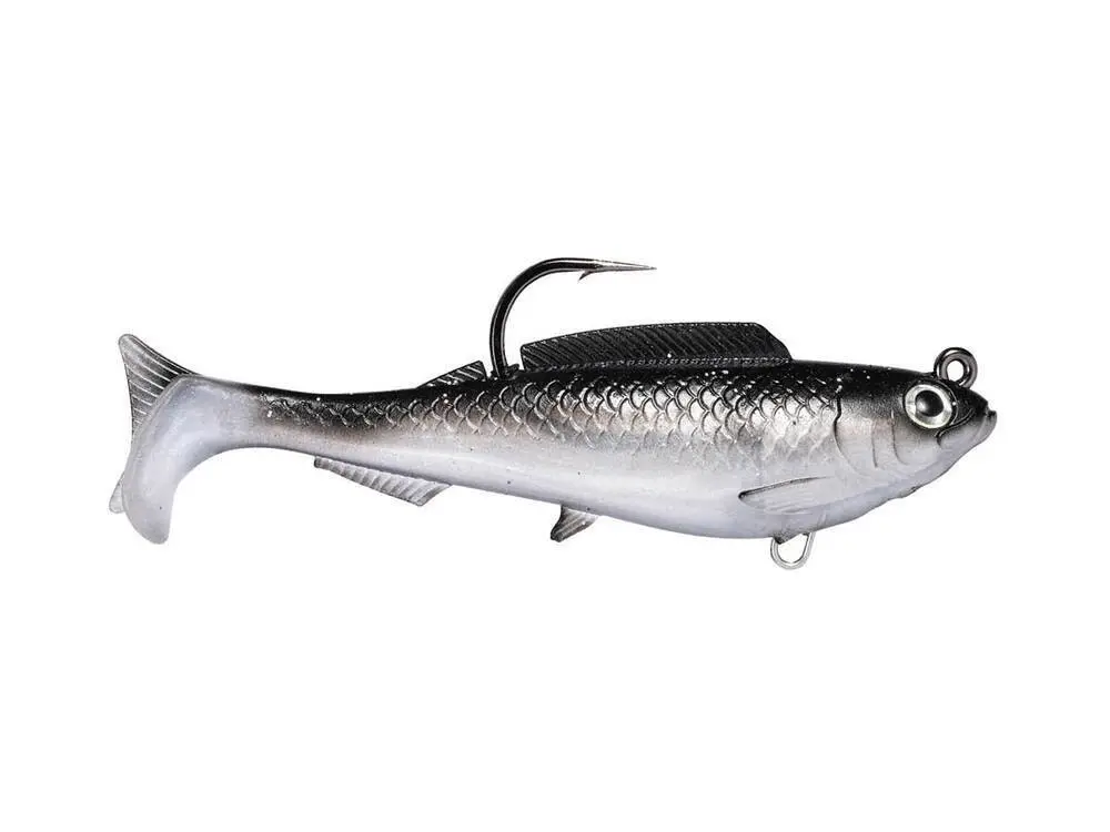 5 Inch Zman HerculeZ Soft Swimbait Fishing Lure - Rigged Soft Plastic Swimbait