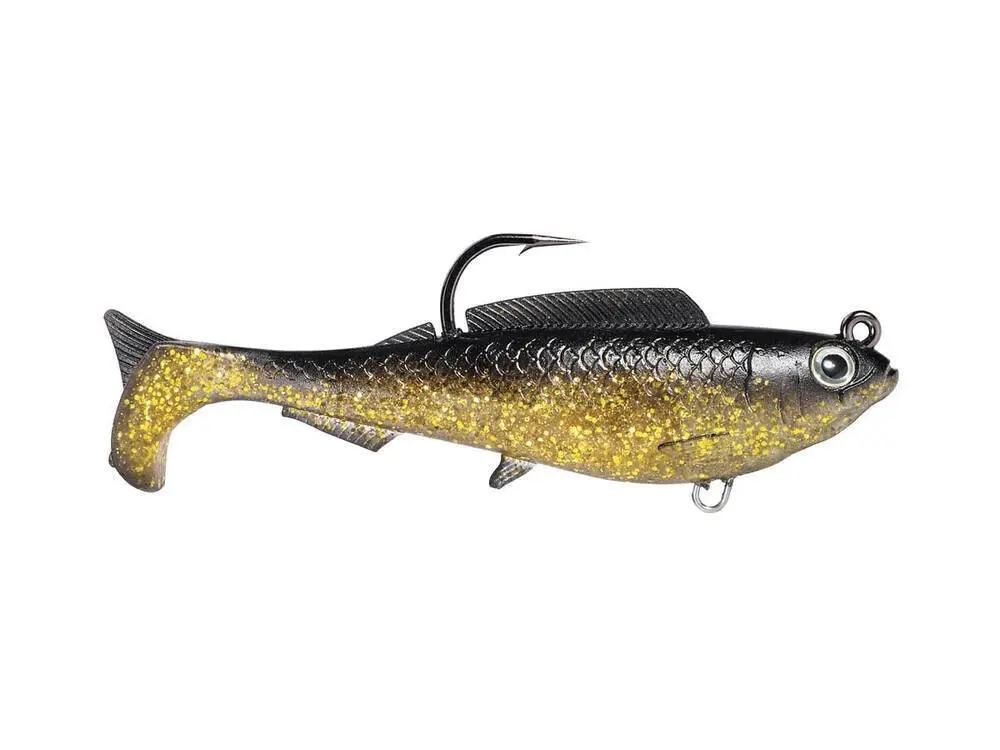 5 Inch Zman HerculeZ Soft Swimbait Fishing Lure - Rigged Soft Plastic Swimbait