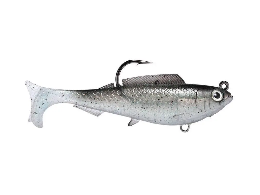 5 Inch Zman HerculeZ Soft Swimbait Fishing Lure - Rigged Soft Plastic Swimbait