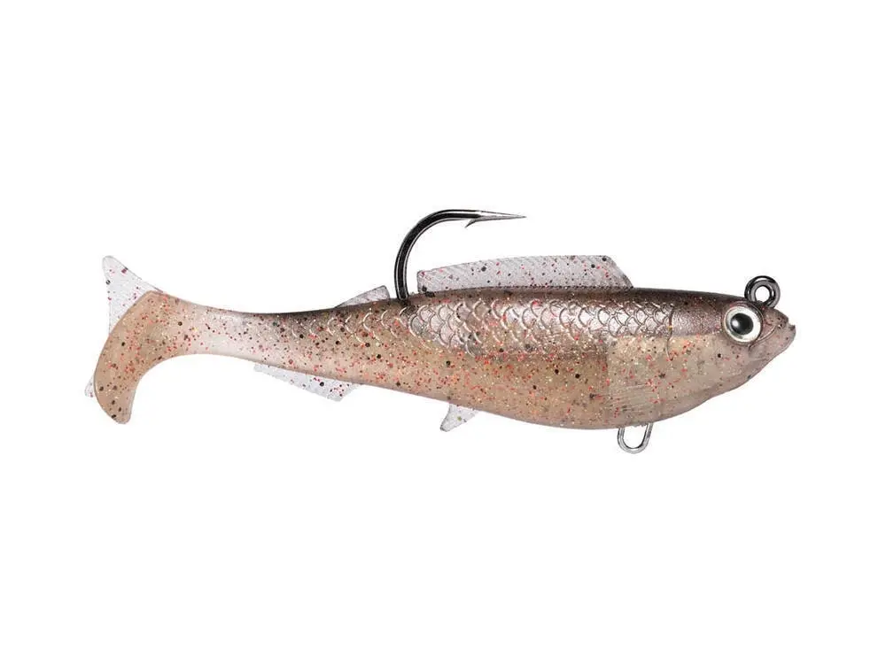 5 Inch Zman HerculeZ Soft Swimbait Fishing Lure - Rigged Soft Plastic Swimbait