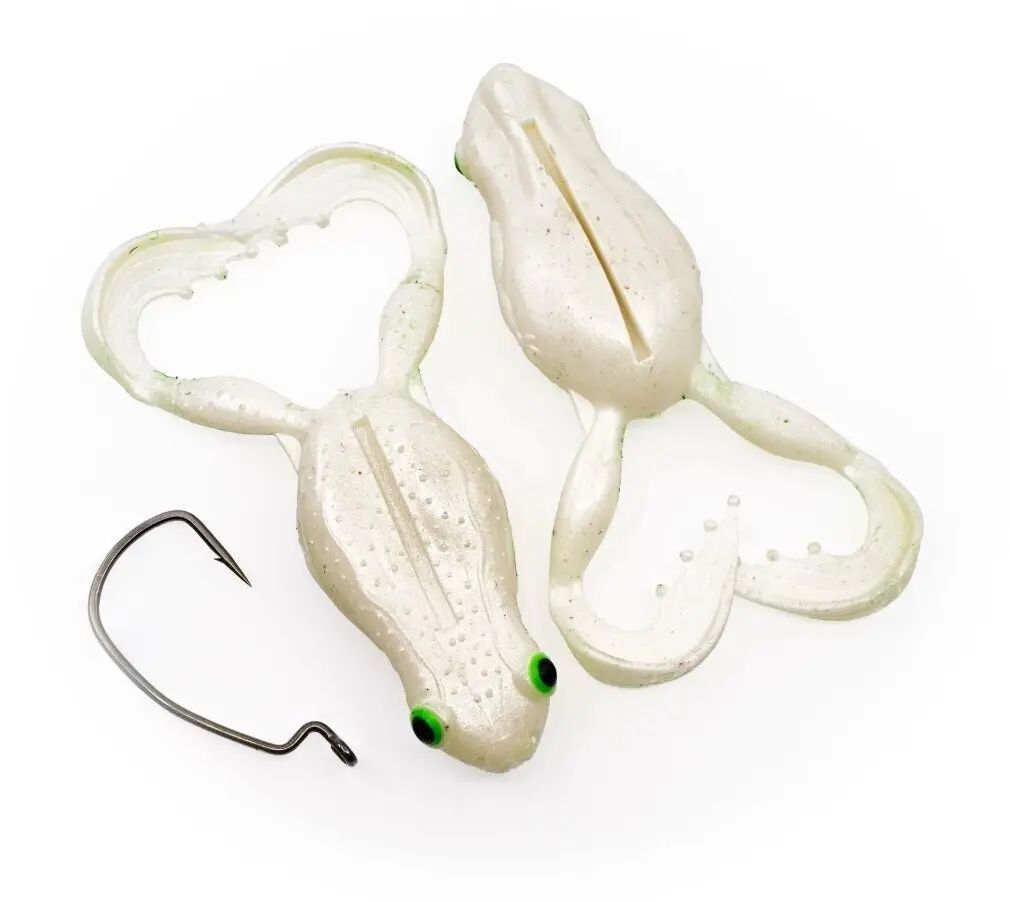 3 Pack of 65mm Chasebaits Flexi Frog Soft Bait Fishing Lures