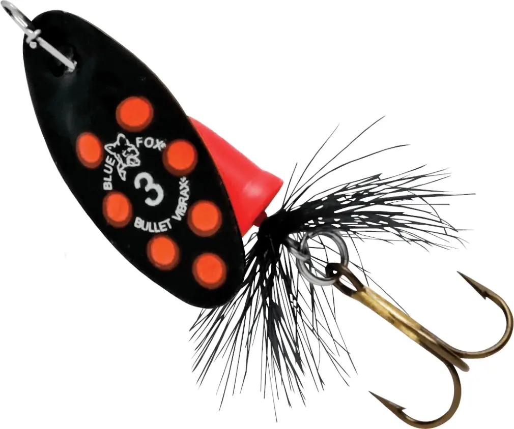 Size 2 Blue Fox Vibrax Bullet Fly 8gm Spinner Lure