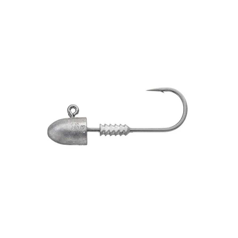 6 Pack of 1/6oz Size 1 Bite Science Substrike DC Jigheads with BKK Hooks