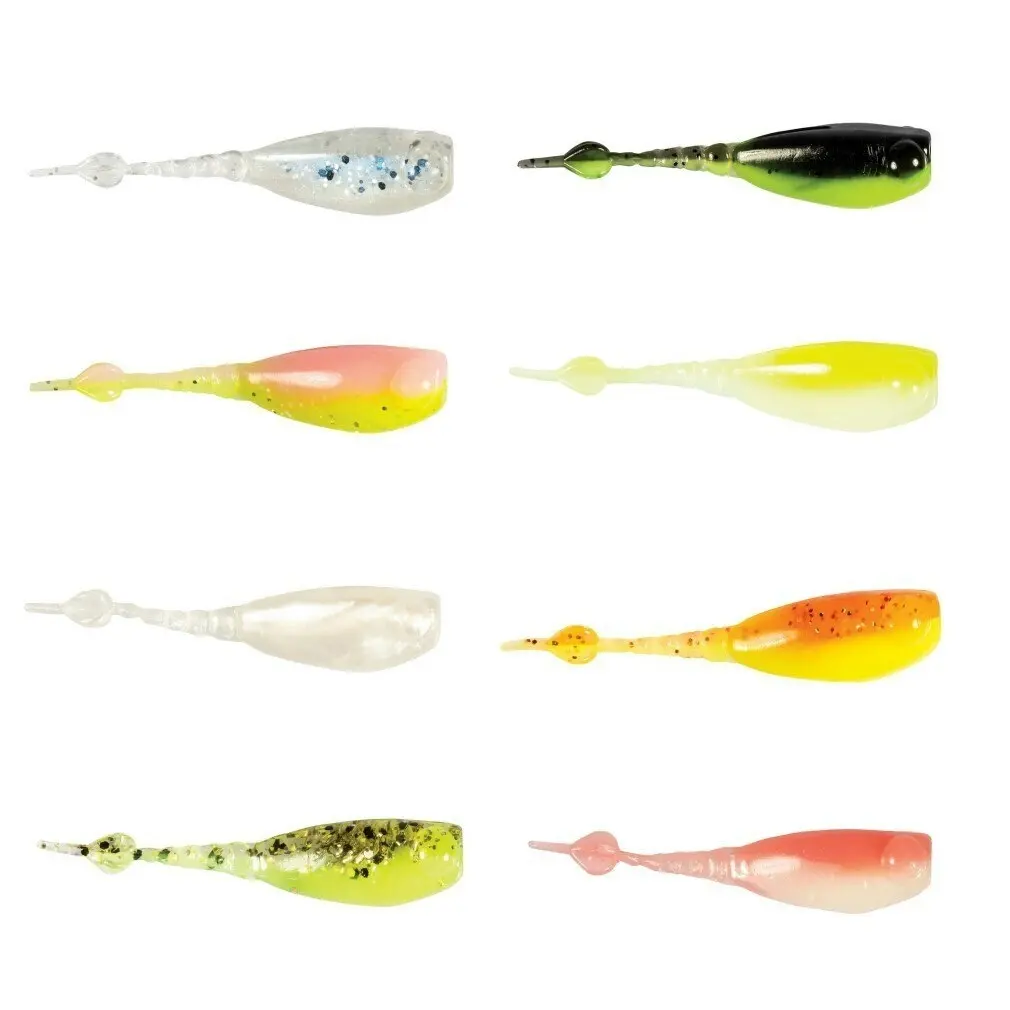 8 Pack of 2 Inch Zman Stingerz Jerkbait Soft Plastic Fishing Lures