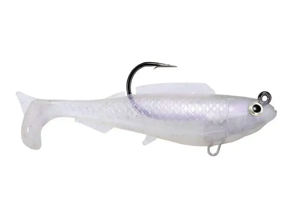 6 Inch Zman HerculeZ Soft Swimbait Fishing Lure - Rigged Soft Plastic Swimbait