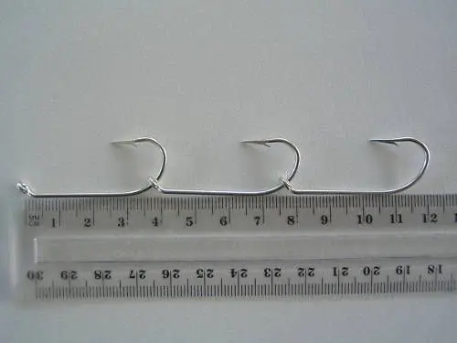 Mustad Pre-Rigged Gang Hooks 3/0 3 Hooks 3 Sets Kirby