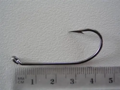 Size 3/0 Mustad 4202bln M.T Point Gang Hooks Chem Sharp Qty 33 Fishing Hooks