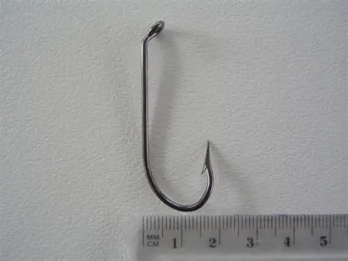 Size 4/0 Mustad 4202bln M.T Point Gang Hooks Chem Sharp Qty 33 Fishing Hooks