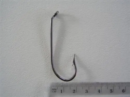 Size 5/0 Mustad 4202bln M.T Point Gang Hooks Chem Sharp Qty 26 Fishing Hooks