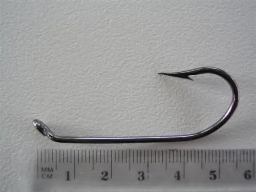 Size 5/0 Mustad 4202bln M.T Point Gang Hooks Chem Sharp Qty 26 Fishing Hooks