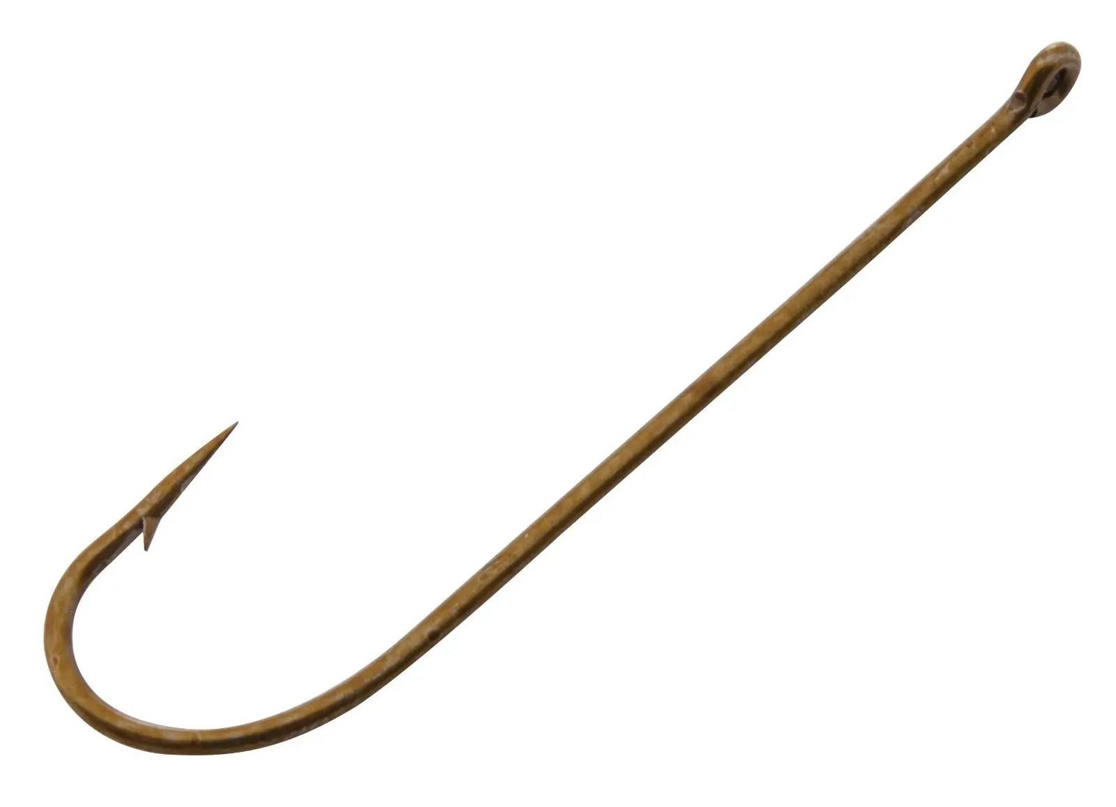 10 Pack of Jarvis Walker Bronze Long Shank Fishing Hooks