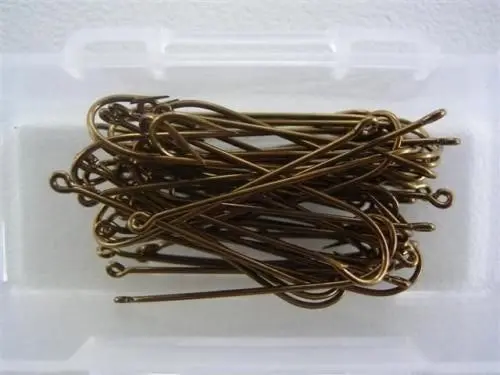 1 Box of Mustad 3191 Bronze Long Shank Carlisle Fishing Hooks