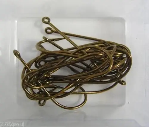 1 Box of Mustad 4190 Bronze Kendal Kirby Fishing Hooks