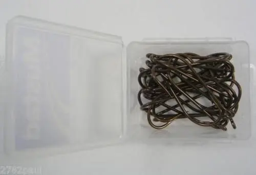 1 Box of Mustad 4190 Bronze Kendal Kirby Fishing Hooks