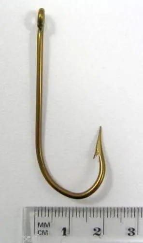 1 Box of Mustad 4190 Bronze Kendal Kirby Fishing Hooks