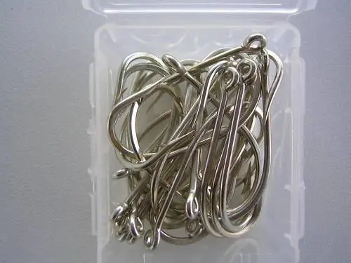 1 Box of Mustad 7766D Duratin Tarpon Fishing Hooks