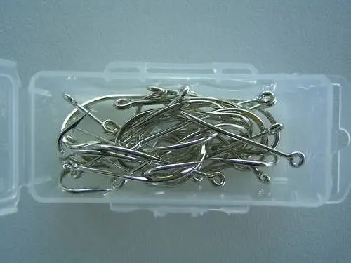 1 Box of Mustad 7766D Duratin Tarpon Fishing Hooks