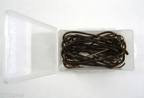 1 Box of Mustad 79640 Bronze French Viking Fishing Hooks