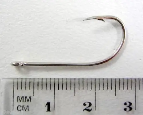 1 Box of Mustad 92247NI Beaked Baitholder Nickle Fishing Hooks