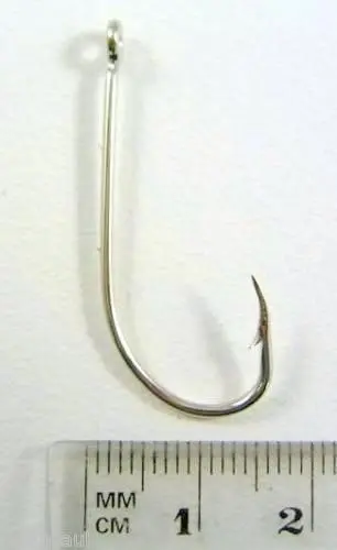 1 Box of Mustad 92247NI Beaked Baitholder Nickle Fishing Hooks