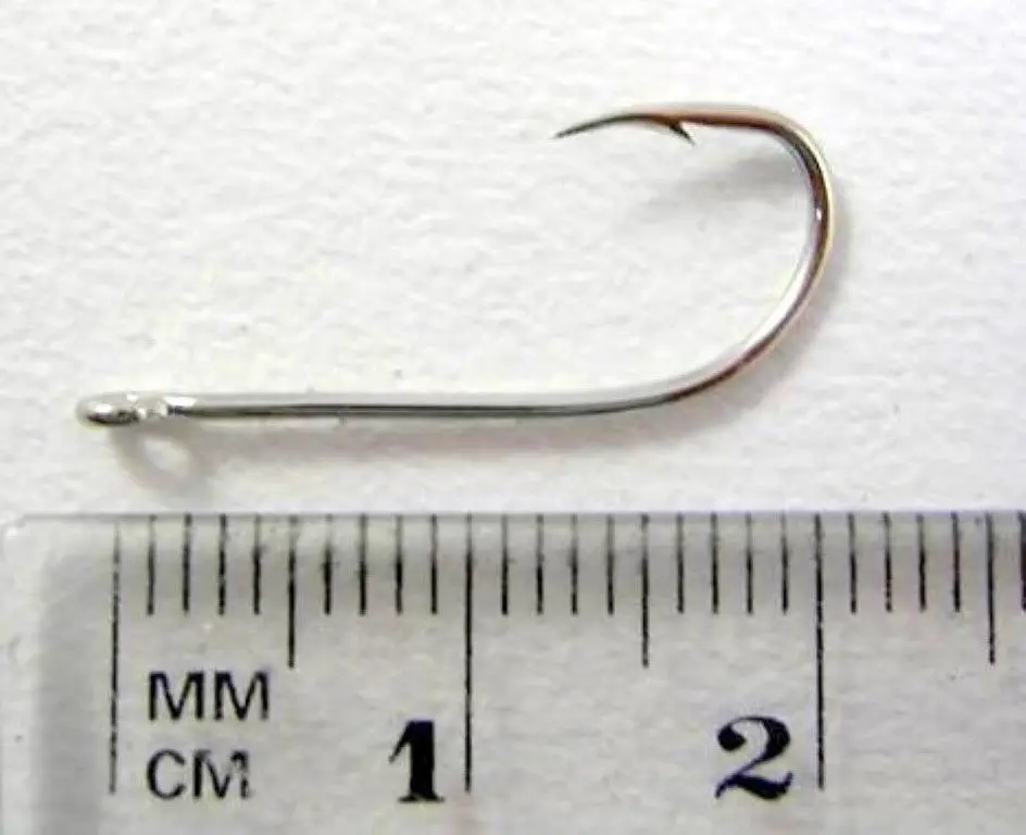 1 Box of Mustad 92247NI Beaked Baitholder Nickle Fishing Hooks