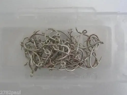 1 Box of Mustad 92554 2x Strong Nickle Plated Octopus Fishing Hooks