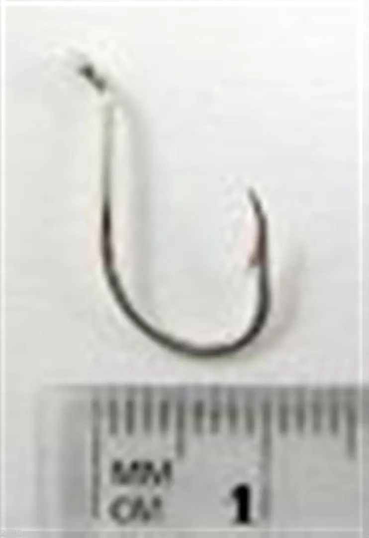 1 Box of Mustad 92554 2x Strong Nickle Plated Octopus Fishing Hooks