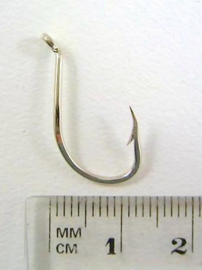 1 Box of Mustad 92554 2x Strong Nickle Plated Octopus Fishing Hooks