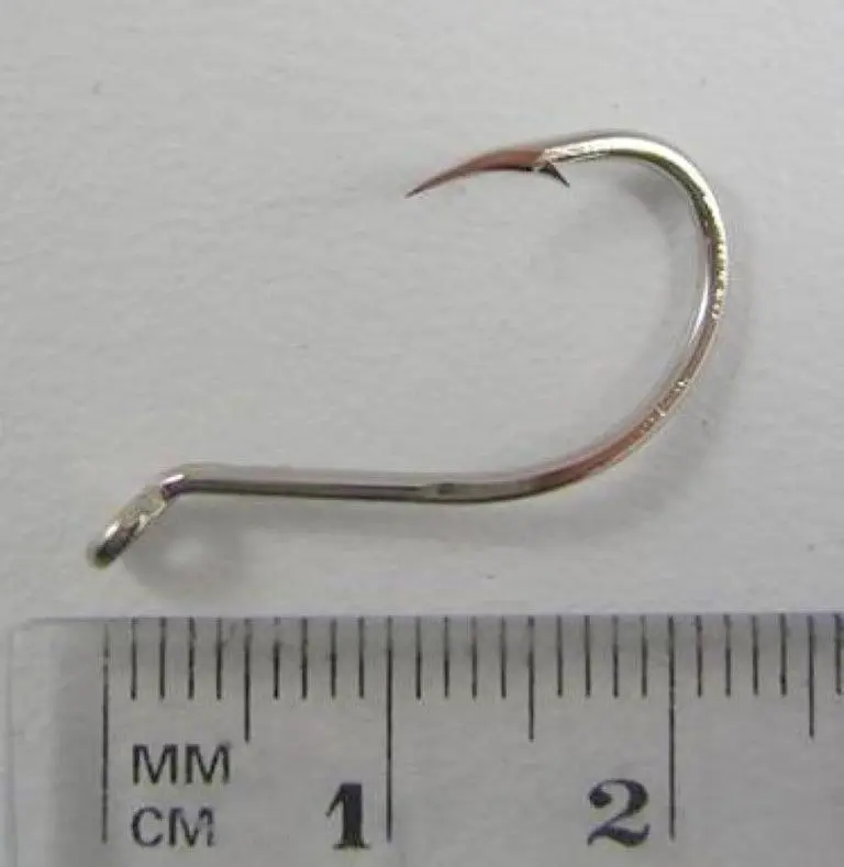 1 Box of Mustad 92554 2x Strong Nickle Plated Octopus Fishing Hooks