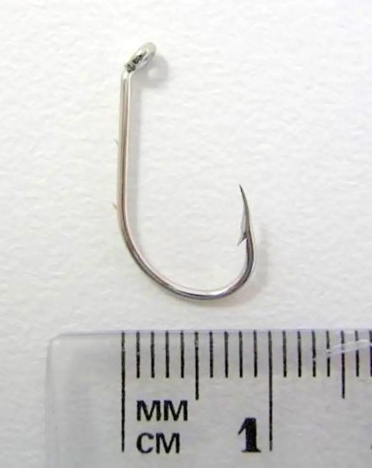 1 Box of Mustad 9555B Beaked Baitholder Nickle Plated Fishing Hooks