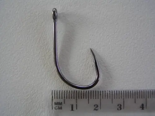 1 Box of Mustad 10829NPBLN Big Gun Kirbed Chemically Sharpened Fishing Hooks