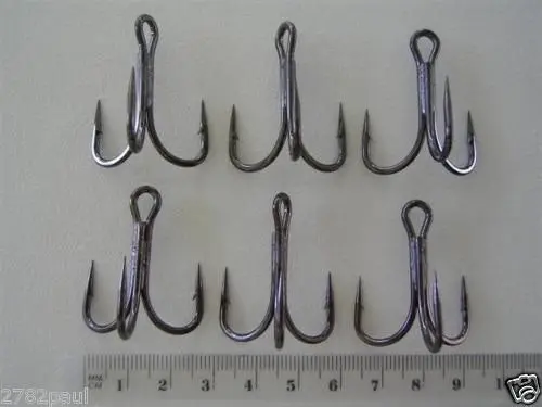 1 Pack of Mustad 36329 3x Strong UltraPoint Treble Fishing Hooks