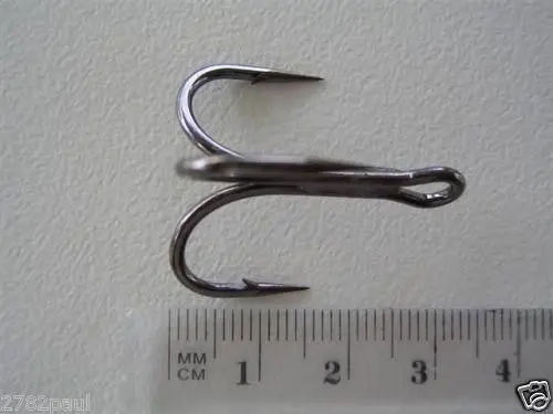 1 Pack of Mustad 36329 3x Strong UltraPoint Treble Fishing Hooks