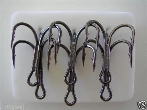 1 Pack of Mustad 36329 3x Strong UltraPoint Treble Fishing Hooks