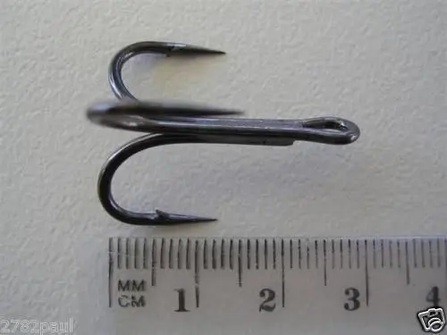 1 Pack of Mustad 36329 3x Strong UltraPoint Treble Fishing Hooks