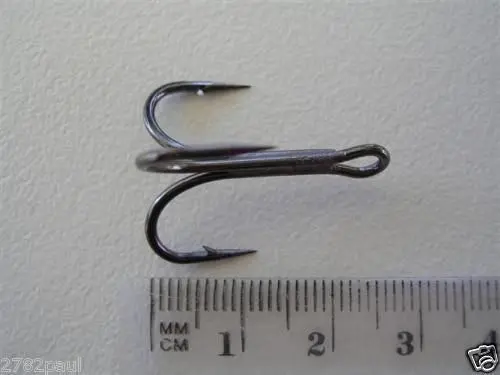 1 Pack of Mustad 36329 3x Strong UltraPoint Treble Fishing Hooks