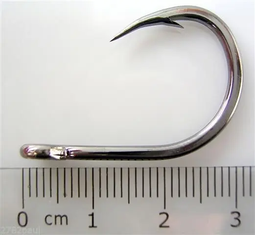 3 Packs of Mustad 10827NPBLN Hoodlum 4x Strong Chemically Sharp Fishing Hooks