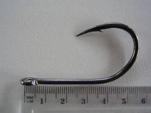 1 Packet of Mustad 10829NPBLN Big Gun Chemically Sharp Fishing Hooks