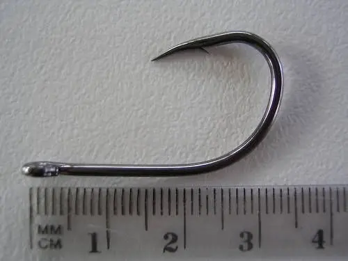 1 Packet of Mustad 10829NPBLN Big Gun Chemically Sharp Fishing Hooks