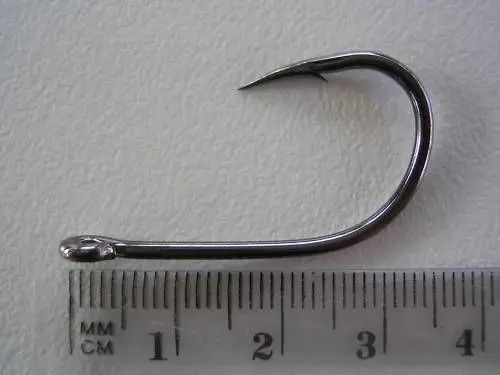 1 Packet of Mustad 10829NPBLN Big Gun Chemically Sharp Fishing Hooks