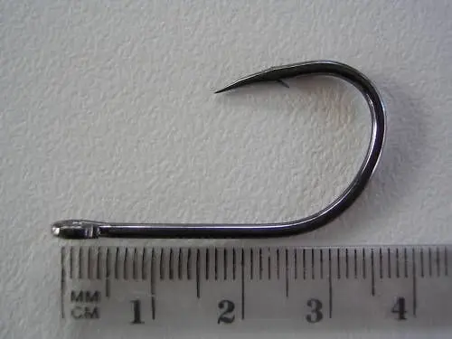 1 Packet of Mustad 10829NPBLN Big Gun Chemically Sharp Fishing Hooks